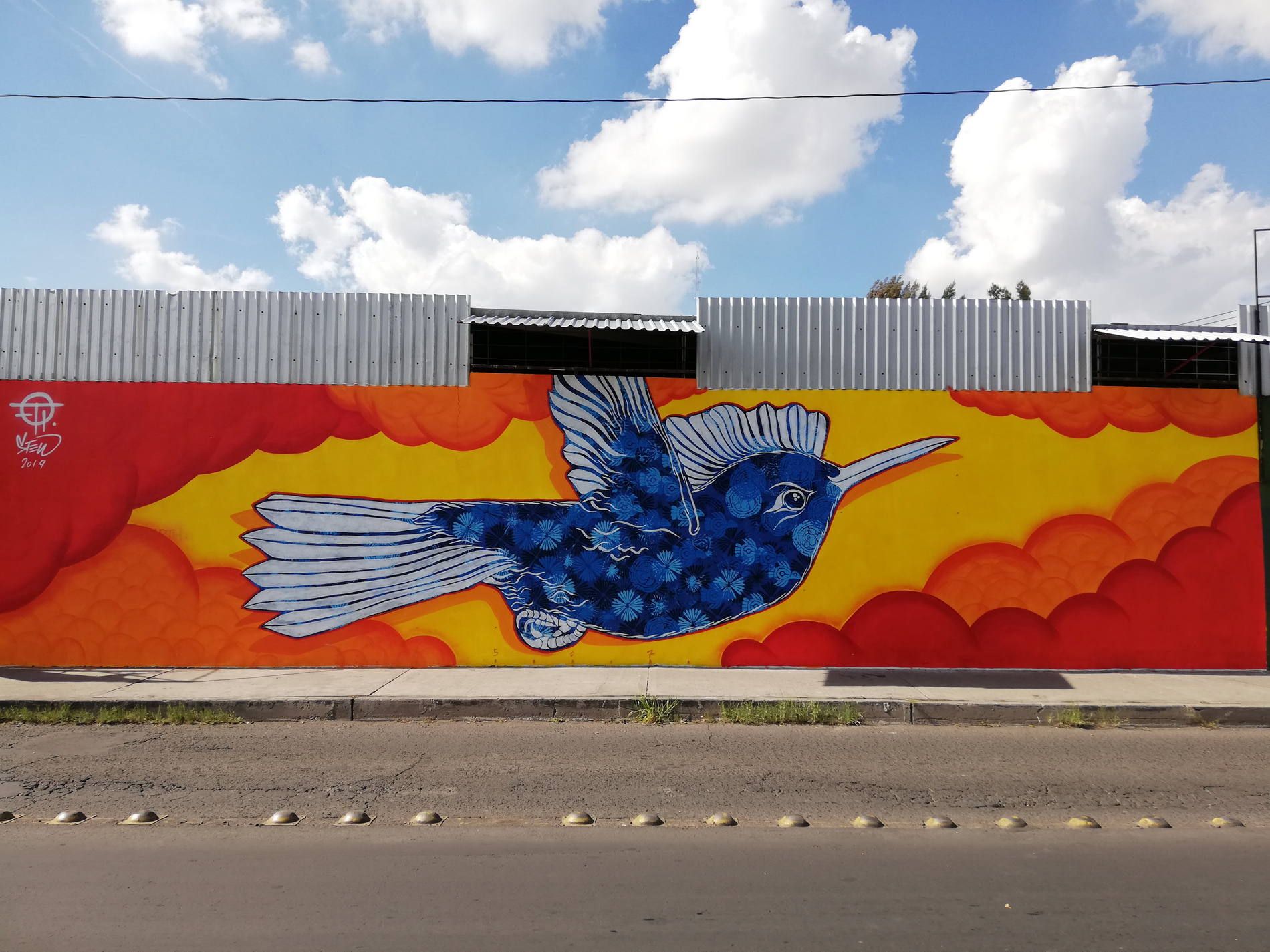 Fresque oiseau 4
